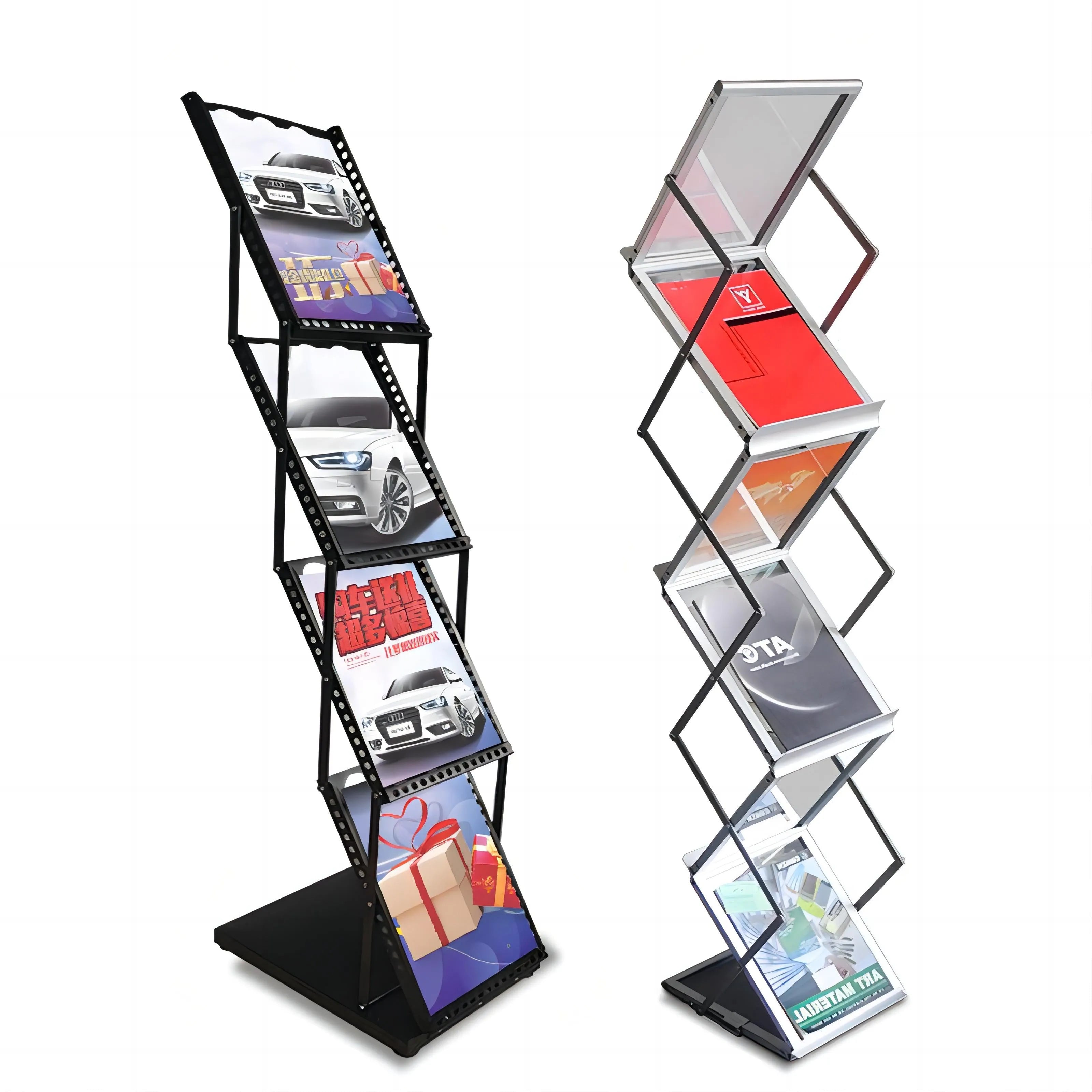 Organize and showcase your brochures with the Multifunctional Brochure Holder – a versatile and durable solution for a neat and professional literature display.