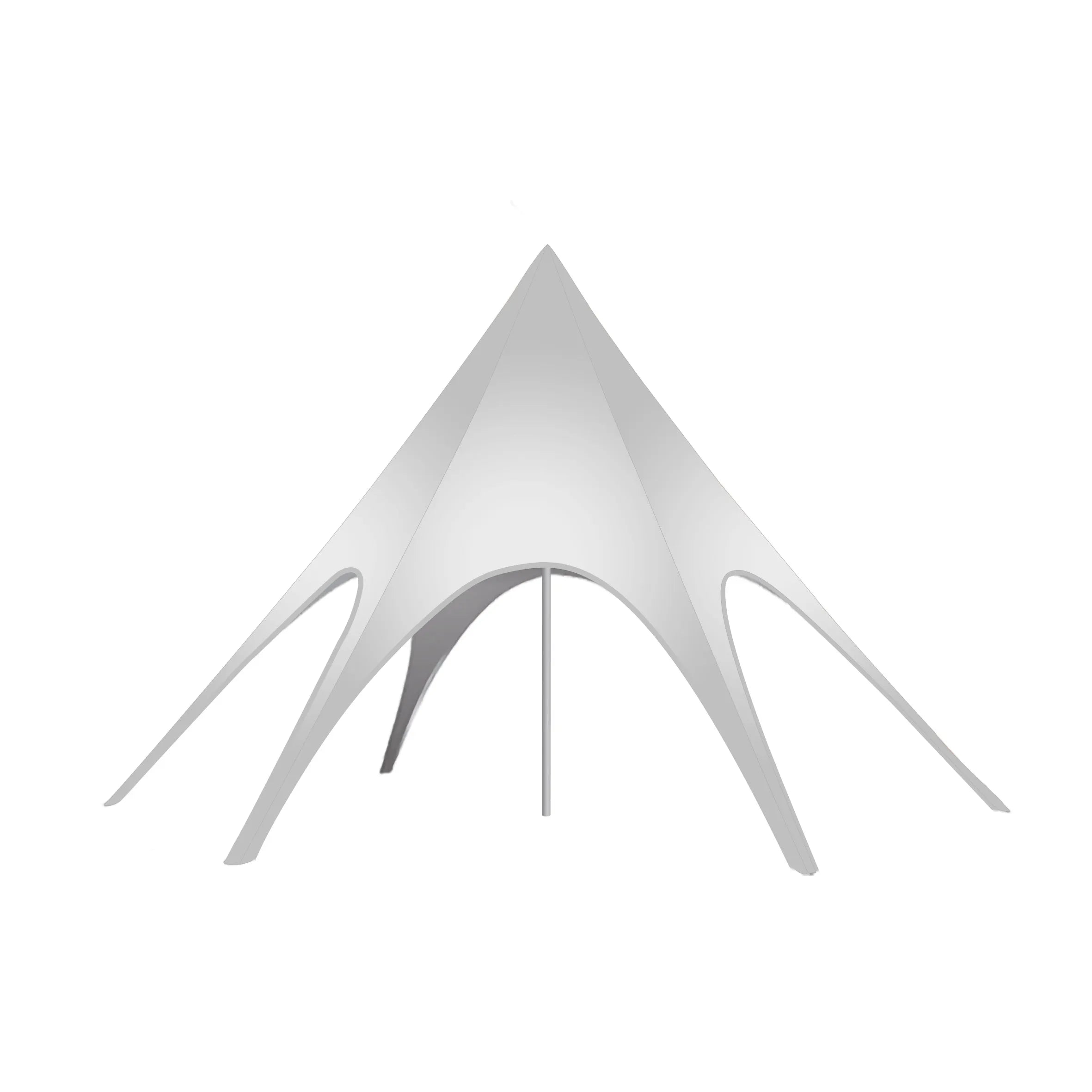 Starlight Elegance: Custom Single Peak Star Tent